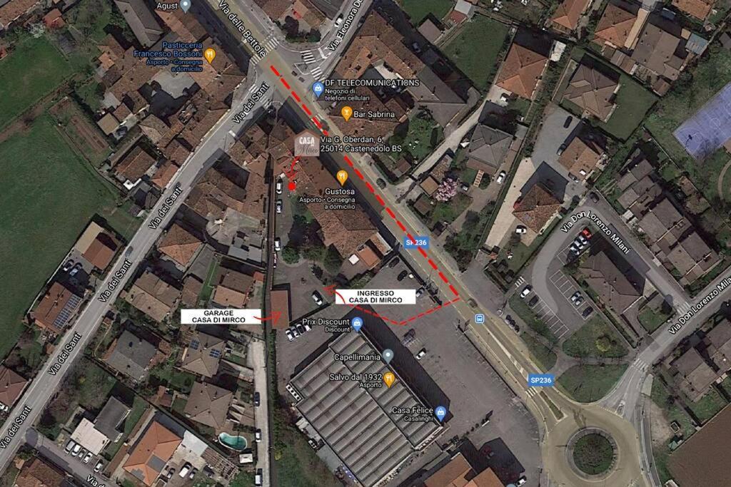 Casa Di Mirco - Ampio E Moderno Bilocale Apartman Castenedolo Kültér fotó